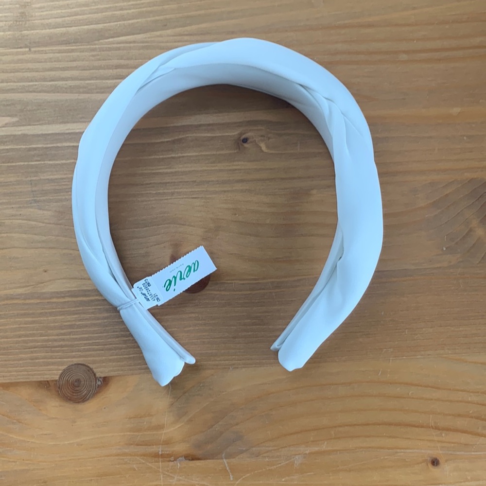 Aerie White Twist Headband